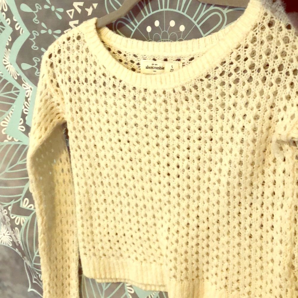 Size small, cropped, Abercrombie And Fitch sweater